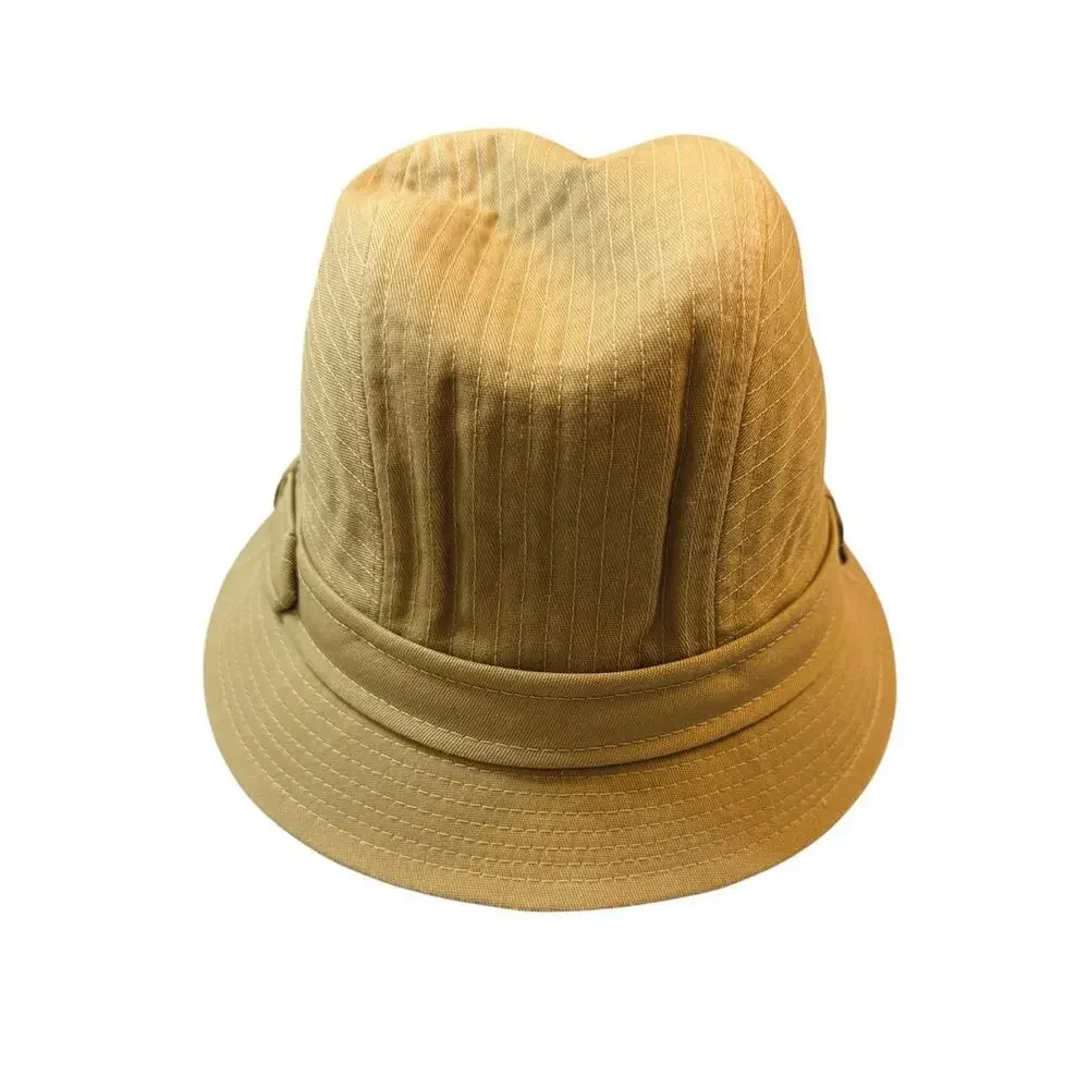Country Gentleman Men’s Tan Fedora Hat XL | Classic Safari Trilby Style